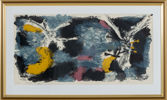 OLLE BONNIER (1925-2016), 3 st, färglitografier, triptyk, signerade, numrerad HC XXXII/XL samt daterade -64