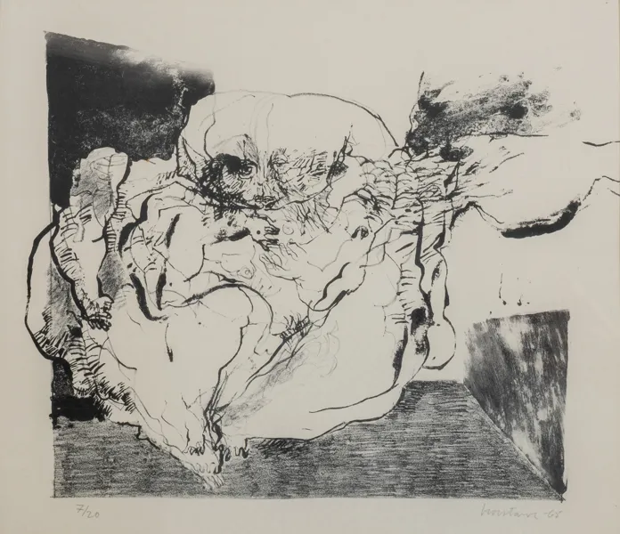 HORST JANSSEN (1929-1995), litografi, signerad, numrerad 7/20 och daterad -68