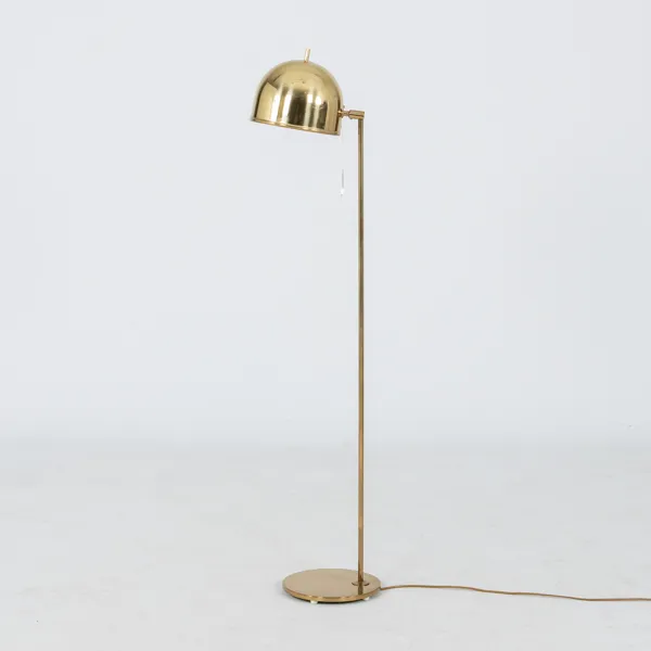 EJE AHLGREN, golvlampa, mässing, modell G-075, Bergbom, 1900-talets andra hälft