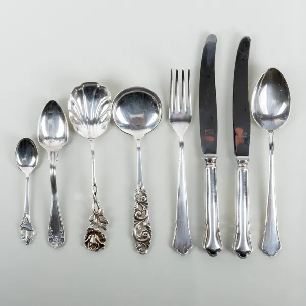 BESTICK, 8 del, silver, 1900-tal