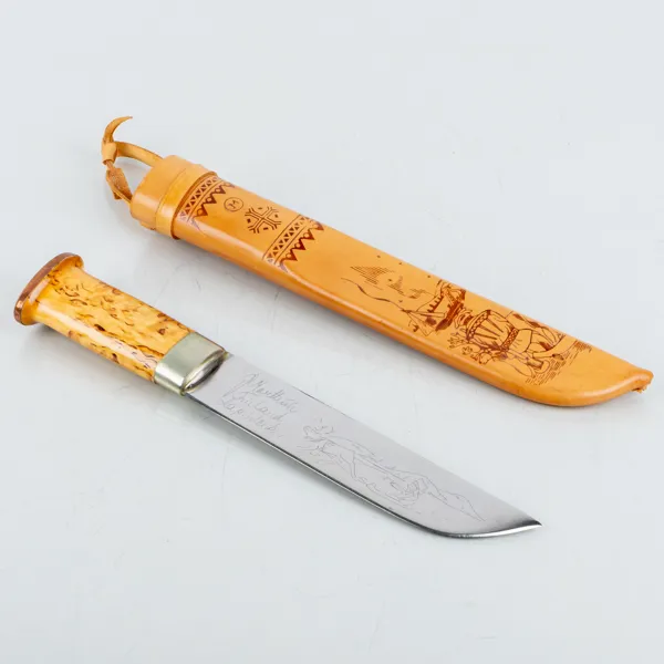 JANNE MARTTIINI, kniv, Finland, signerad