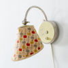 VÄGG-/BORDSLAMPA, metall, funkis, 1940-tal