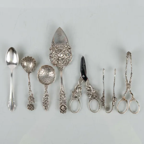 BESTICK, 7 st, silver, 1900-tal