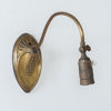 VÄGGLAMPA, mässing, jugend, tidigt 1900-tal