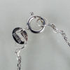 COLLIER MED HÄNGE, 14/18k vitguld, med tanzanit ca 0.51 ct