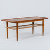SOFFBORD, teak och rotting, 1950-/60-tal