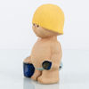LISA LARSON, figur, stengods, "Väst", ur serien "All världens barn", Gustavsberg