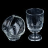 SKÅL OCH VAS, glas, möjligen Reijmyre, 1900-talets andra hälft