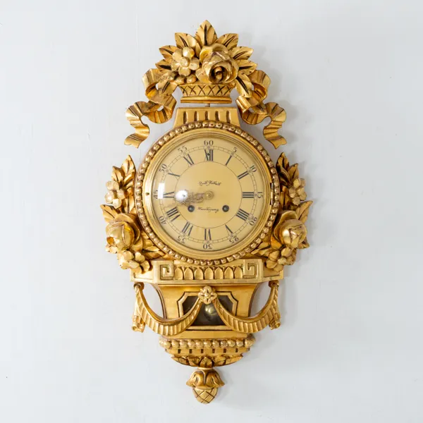 VÄGGPENDYL, Isak Mobeck, Norrköping, gustaviansk stil, 1900-talets första hälft