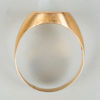KLACKRING, 18k guld, med monogram HJ