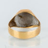 KLACKRING, 18k guld, med monogram HJ