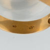 KLACKRING, 18k guld, med monogram HJ