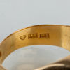 KLACKRING, 18k guld, svenska stämplar TBK 1987