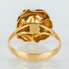RING, 18k guld, med odlad pärla