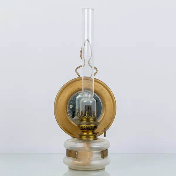 VÄGGFOTOGENLAMPA, glas och metall, 1900-talets första hälft