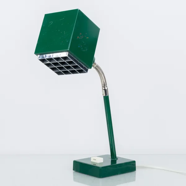 BJÖRN SVENSSON, bordslampa, "Kuben", Elidus, 1970-tal