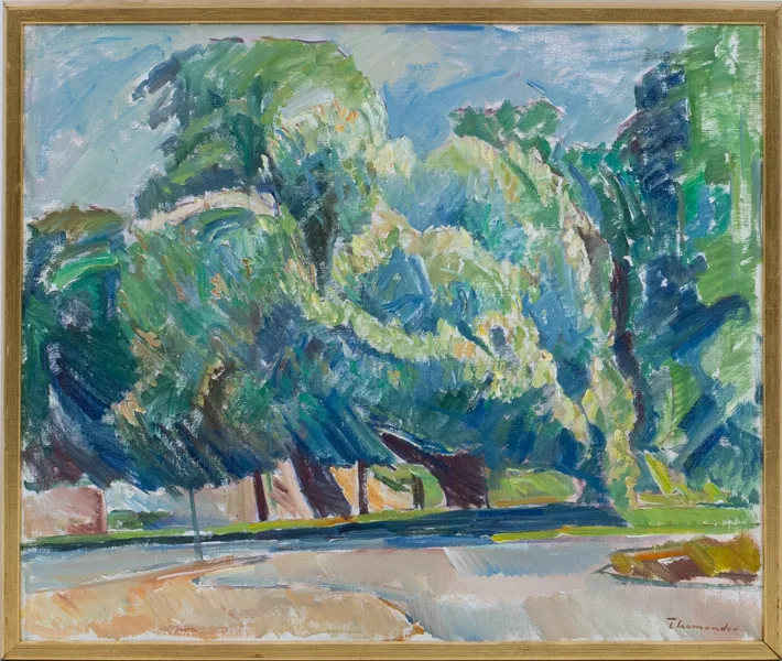 HARRY THOMANDER (1916-1998), olja på duk, signerad