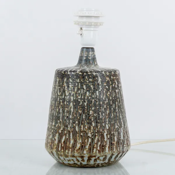 GUNNAR NYLUND, bordslampsfot, stengods, 1900-talets mitt