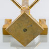 KANDELABER, mässing, Vallonmässing Söderköping, 1987, monogramsignerad