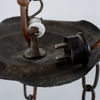 TAKLAMPA, koppar och glas, 1800-talets första hälft