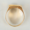 KLACKRING, 18k guld, med briljantslipad diamant, 1900-talets andra hälft 