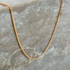 HALSKEDJA, 18k guld, venetiansk länk, Balestra, längd 45 cm