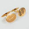MANSCHETTKNAPPAR, 1 par, 18k guld