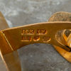 MANSCHETTKNAPPAR, 1 par, 18k guld