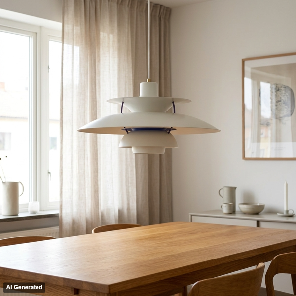 POUL HENNINGSEN, taklampa, "PH 5", Louis Poulsen