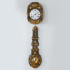VÄGGUR, bemålad metall, 1800-tal