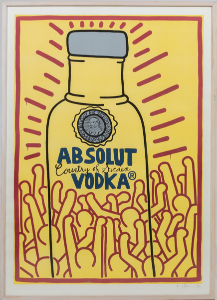 KEITH HARING (USA, 1958-1990), litografi, signerad och daterad 86