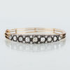 ARMBAND, 14k guld, med rosenslipade och gammalslipade diamanter tot ca 2.90 ct, sannolikt CG Hallberg tidigt 1900-tal