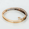 ARMBAND, 14k guld, med rosenslipade och gammalslipade diamanter tot ca 2.90 ct, sannolikt CG Hallberg tidigt 1900-tal