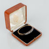 ARMBAND, 14k guld, med rosenslipade och gammalslipade diamanter tot ca 2.90 ct, sannolikt CG Hallberg tidigt 1900-tal