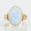 RING, 18k guld, med opal, Västerås Guldsmedsateljé 1971