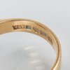 RING, 18k guld, med opal, Västerås Guldsmedsateljé 1971
