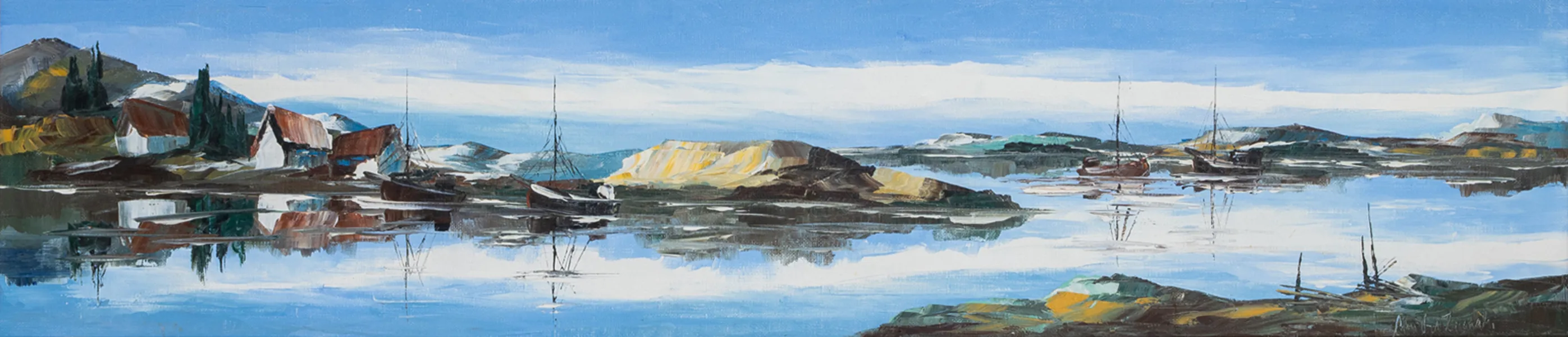 AINO VASTAMÄKI (1932-2003), olja på duk, signerad