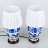 BORDSLAMPOR, 1 par, porslin, orientalisk stil, 2000-tal
