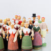 FIGURER, 37 st, målat trä, Svensk hemslöjd, 1900-talets mitt