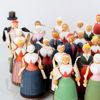 FIGURER, 37 st, målat trä, Svensk hemslöjd, 1900-talets mitt