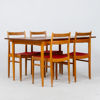MATGRUPP, 5 del, teak och ek, 1950-/60-tal