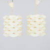 FLEMMING BRYLLE / PREBEN JACOBSEN, 1 par taklampor, plast, "Cosmo Light", Danmark, 1960-/70-tal