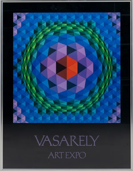 AFFISCH, offsettryck, Vasarely Art Expo