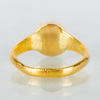 RING, minst 21k guld, otydliga stämplar