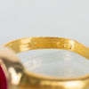 RING, minst 21k guld, otydliga stämplar