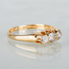 RING, 18k guld med diamanter, svenska stämplar NL, 1962