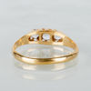 RING, 18k guld med diamanter, svenska stämplar NL, 1962