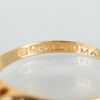 RING, 18k guld med diamanter, svenska stämplar NL, 1962