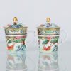 TEMUGGAR MED LOCK, 1 par, porslin, Kina, 1900-tal