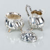 SOCKERSKÅL OCH MJÖLKKANNA, silver, Tyskland, 1900-talets mitt